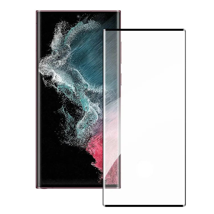 Samsung S10 PLUS Side Glue Tempered Glass Side Border Glue Screen Protector Finger Print Unlock