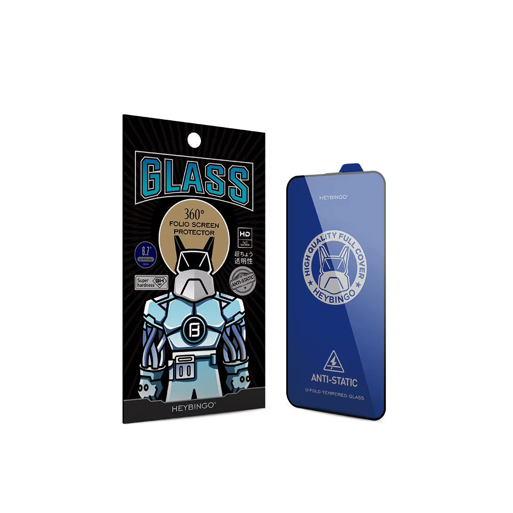 Samsung S25/S24 Black Border Tempered Glass