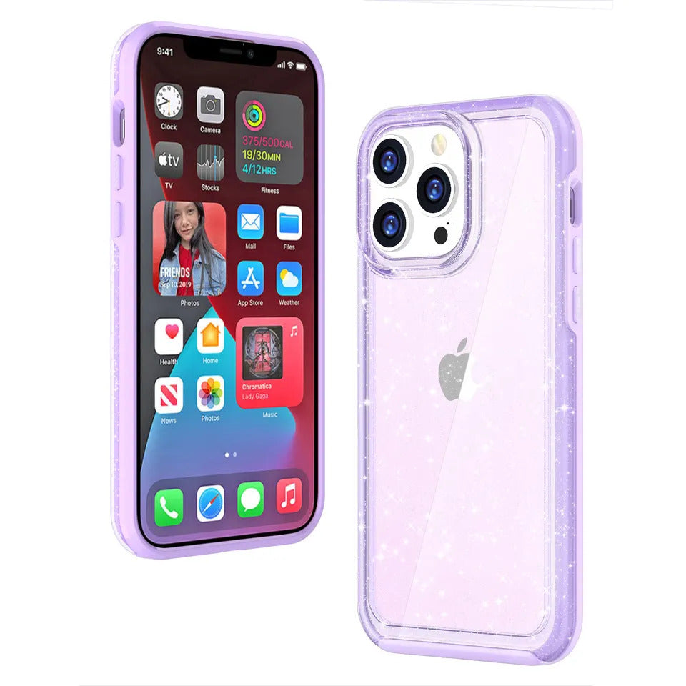 Apple iPhone 14 Pro Max Starry Sky Case Strong Glitter Case