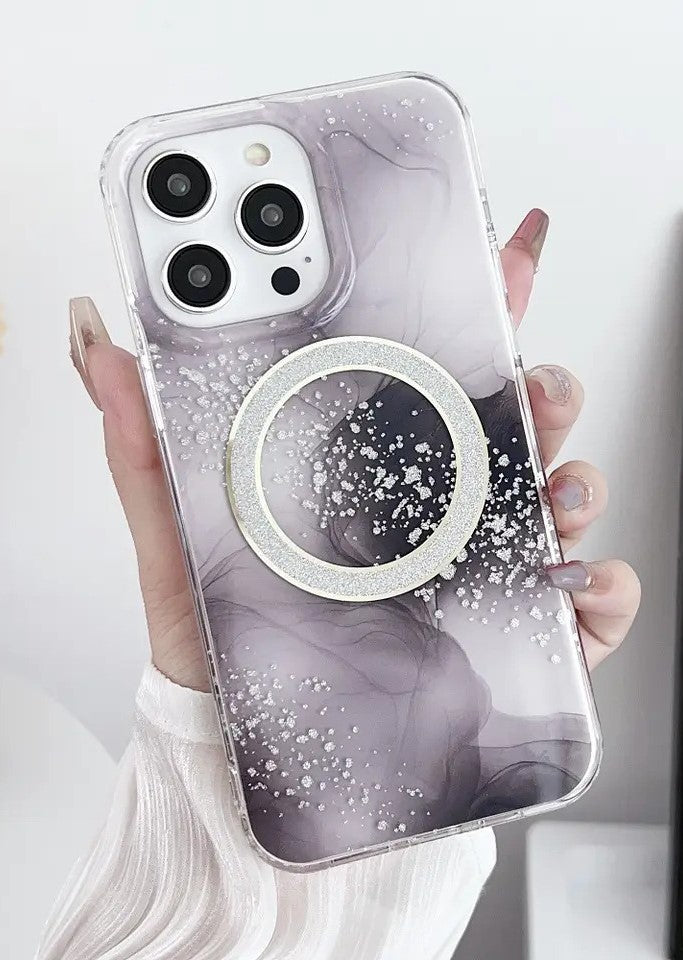 Apple IPHONE 15 PRO Marble Magsafe Case Marble Magsafe Hard case