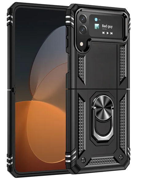 Samsung Z FLIP 3 Rugged Ring Rugged design strong protective case with ring/stand