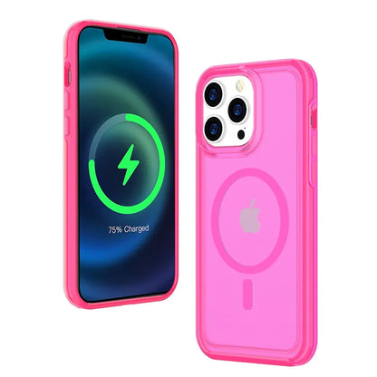 Apple iPhone 14 Pro Max Frosted Mag-Safe Frosted Hard Case with Magsafe