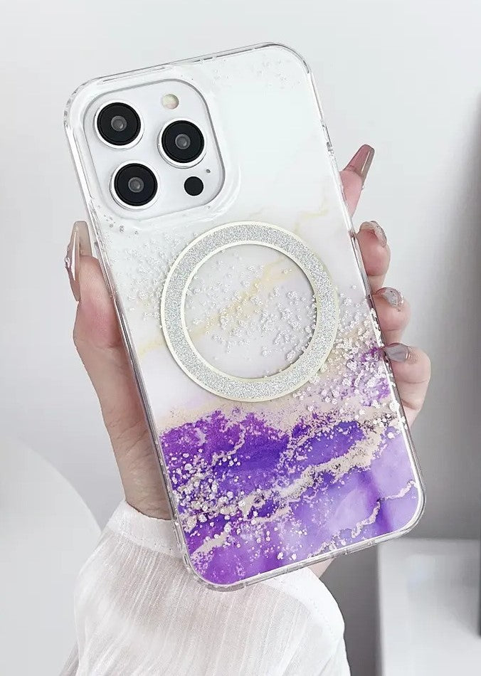 Apple IPHONE 15 PRO Marble Magsafe Case Marble Magsafe Hard case