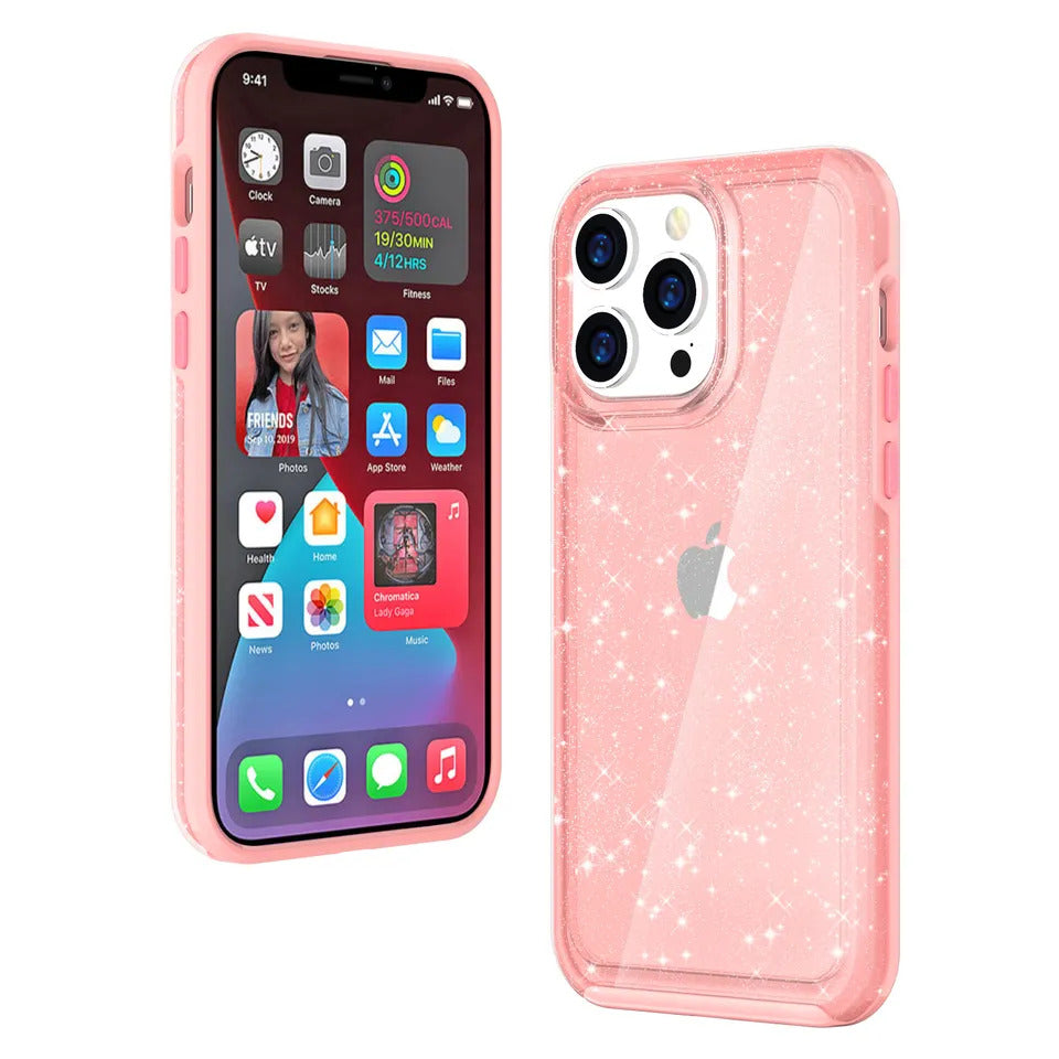 Apple iPhone 14 Plus Starry Sky Case Strong Glitter Case