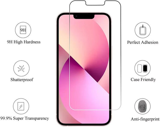 Apple iPhone 7/8/SE Clear Tempered Glass  Pack of 5