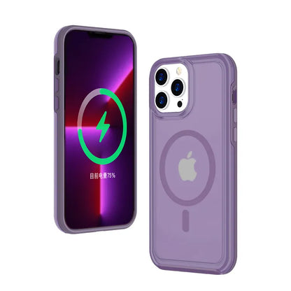 Apple iPhone 14 Pro Max Frosted Mag-Safe Frosted Hard Case with Magsafe
